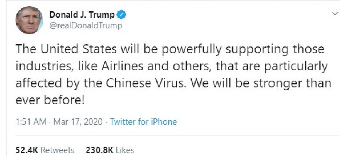 donald j. trump, chinese virus