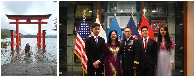 U.S. General Luong Xuan Viet and his Family in Japan