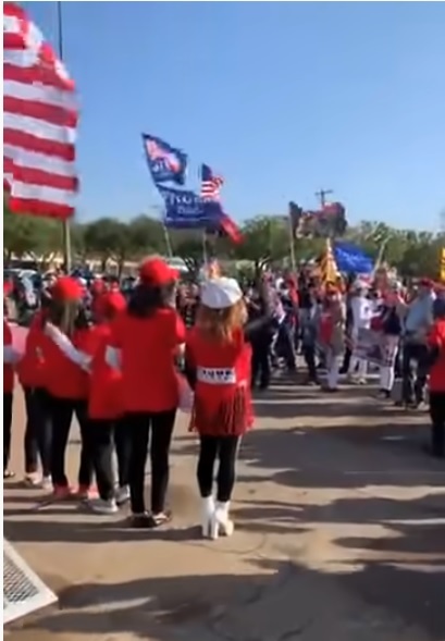 houston rally, stand by Trump