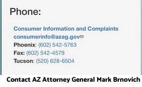 contact AZ Attorney General Mark Brnovich