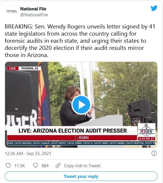 Sen. Wendy Rogers, AZ