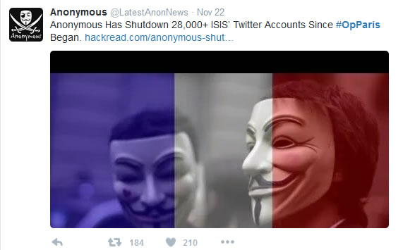 anonymous hacker vs is
