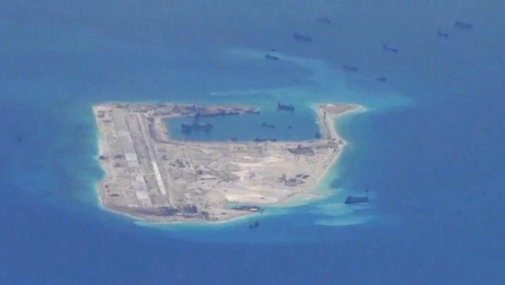 Đá Chữ Thập, Trường Sa (Fiery Cross Reef, đá ngầm Vĩnh Thử theo tiếng Trung cộng, Kagitingan theo Philippines), P-8A Poseidon