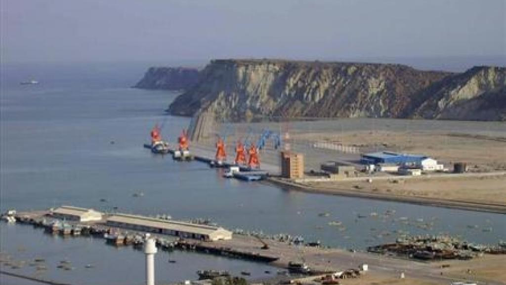 Cảng nước sâu Gwadar, Pakistan, nhìn ra biển Ả Rập. Ảnh chụp ngày 19/03/2007. Reuters/Qadir Baloch/Files 