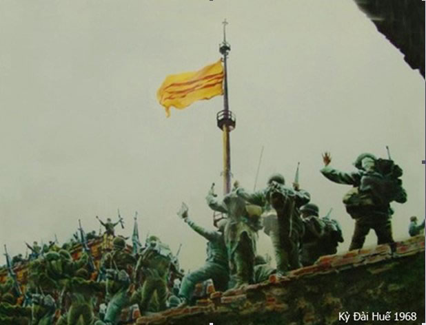quân sử việt nam, thủy quân lục chiến việt nam cộng hòa chim lại kỳ đài cố đô Huế mậu thân 1968