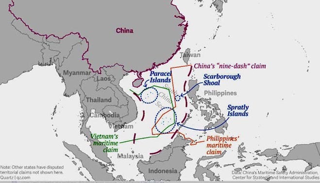 map of southeast-asia-sea, bản đồ biển Đông nam á