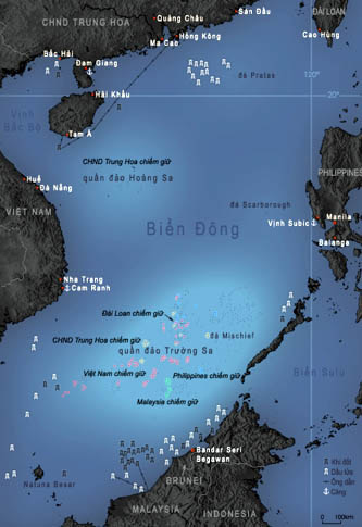 southeast asia sea belong to the républic of vietnam