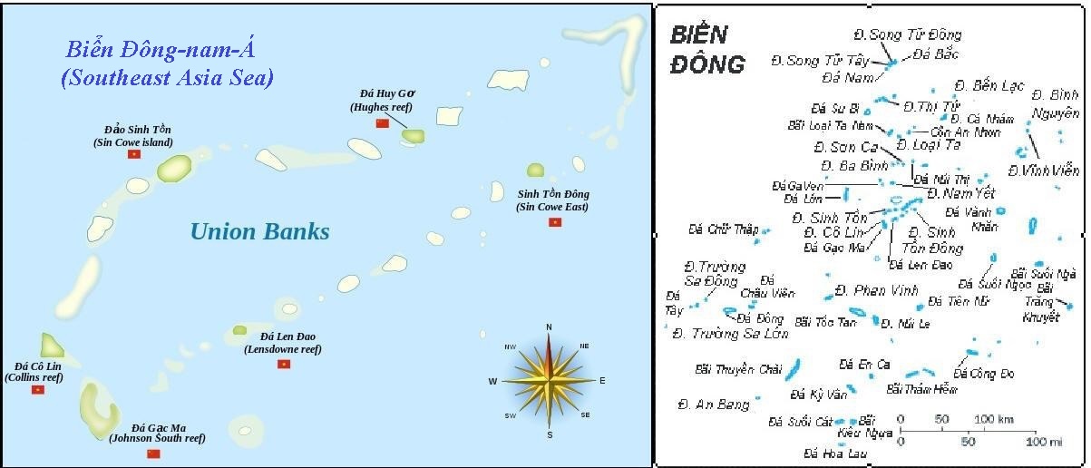 southeast asia sea belong to the républic of vietnam