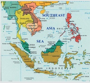 southeast asia sea, biển đông nam á