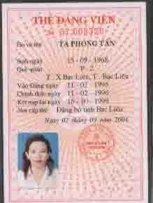 đại úy công an bạc liêu tạ phong tần