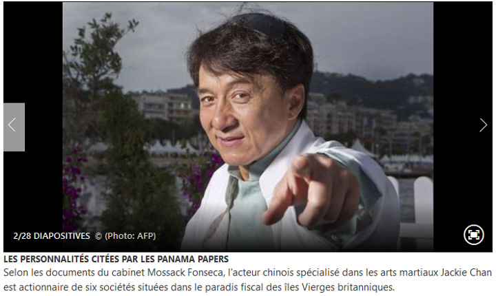 the panama papers, jackie chan