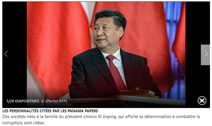 the panama papers, chinoise xi jinping