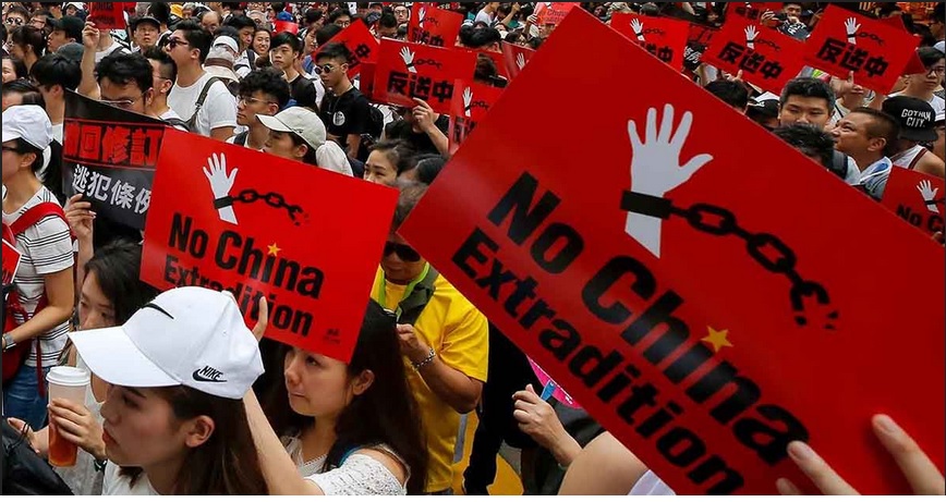 hong kong protect, protectors, demonstration, no china extradition