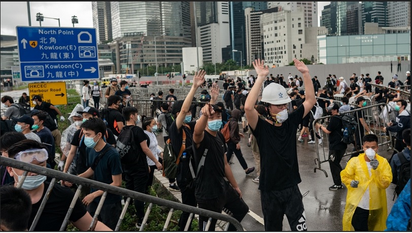 hong kong protect, protectors, demonstration, no china extradition