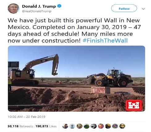 trump wall border powerfull