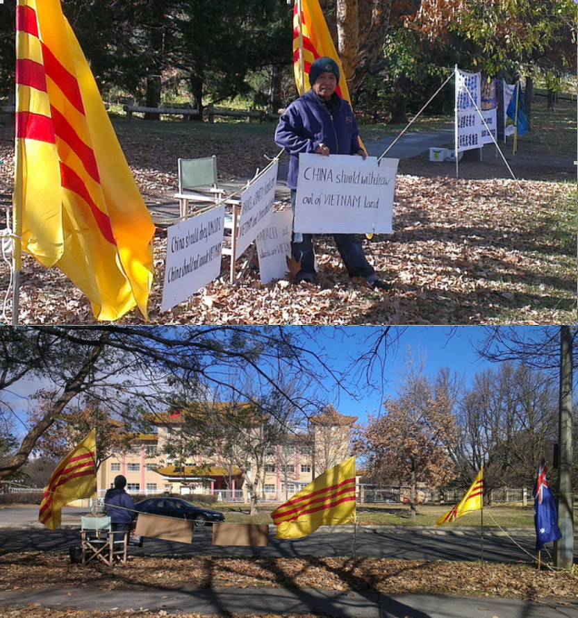 biểu tình ở canberra, úc châu