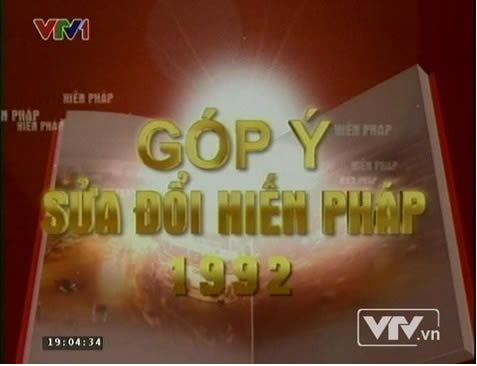 phản đối góp ý sửa đổi hiếp pháp 1992