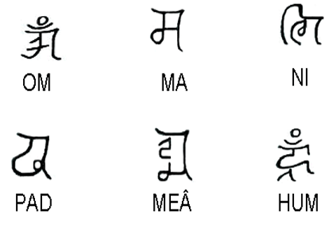 phật giáo, án ma ni bát di hồng, om ma ni  pad meâ hum