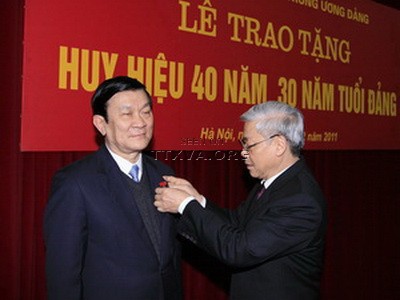 nguyễn phú trọng, trương tấn sang