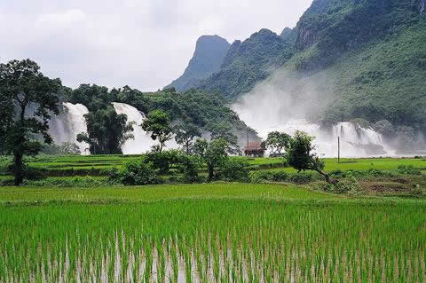 thác bản giốc