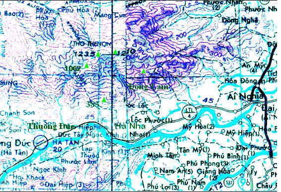 quan su viet nam, quân sự việt nam, thường đức, map of thuong duc, đồi 52