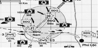 map of Lam Sơn 719