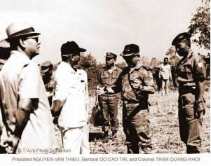 quân sử việt nam, tướng đỗ cao trí, tướng trần quan gkhôi, nguyễn văn thiệu, snoul campuchea 1970-1971
