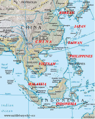 map of vietnam