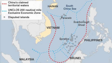 disputed island, bản đồ lưỡi bò