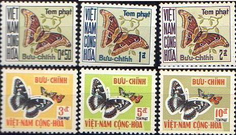 tem phạt con bướm, các loại bướm