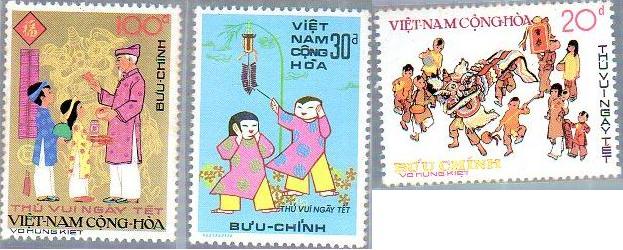 tem việt nam, tem thư việt nam, tết nguyên đán