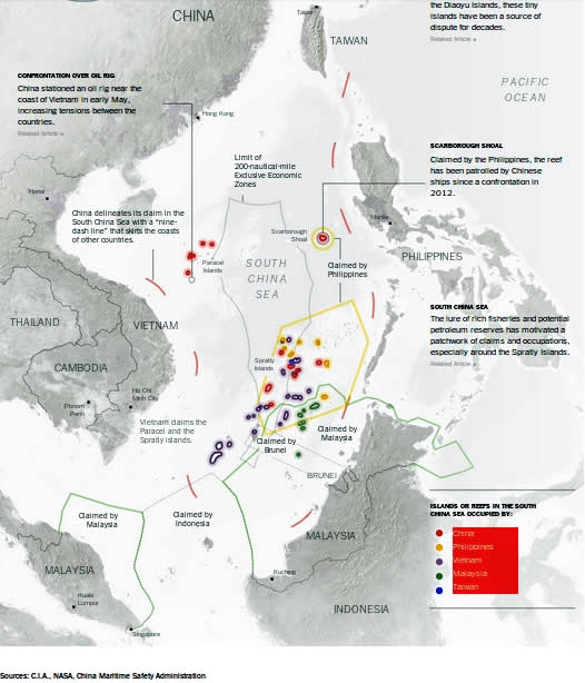 bản đồ biển đông nam á