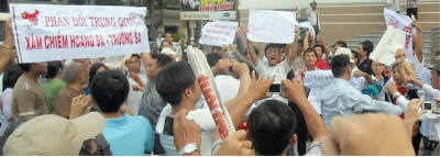lich su viet nam, lịch sử việt nam, biểu tình chống giặc tàu năm 2012
