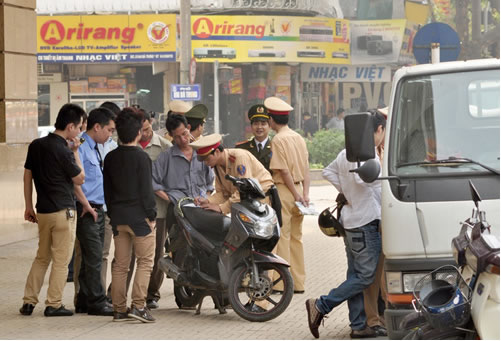 cảnh sát giao thông hà nội