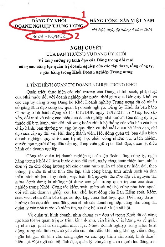 dân làm báo, công văn ban tuyên giáo trung ương đảng cộng sản việt nam