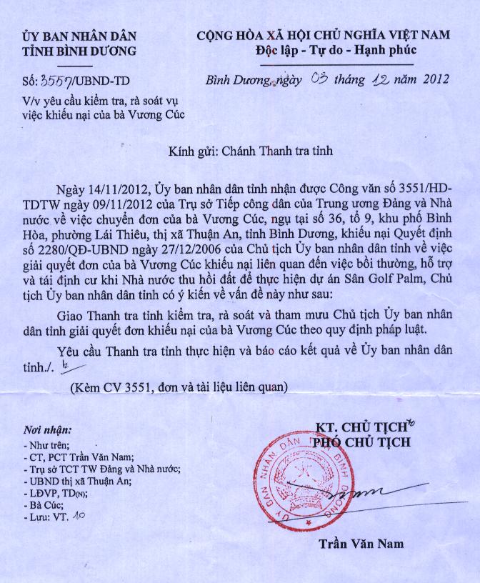 dân oan vương cúc khiếu nại nguyễn hoàng sơn thu hồi đất trái phép