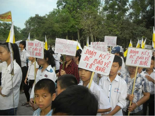 nghệ an biểu tình chống giặc tàu