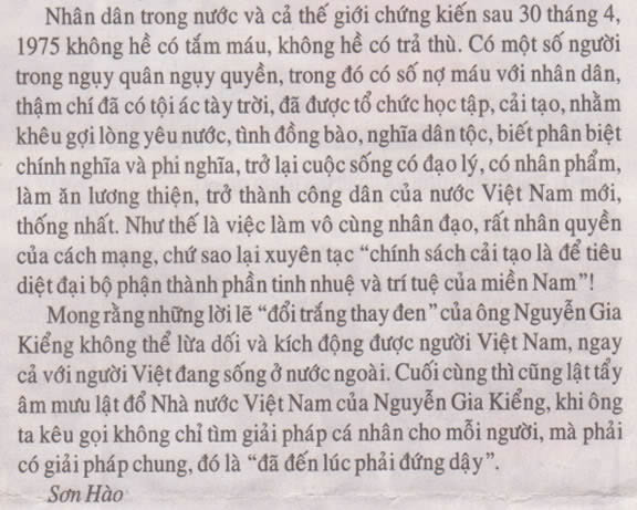 ngô kỷ, báo người Việt