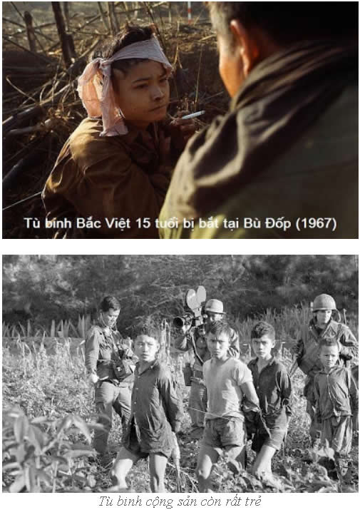 la guerre du viet nam, viet nam war, thiê²u nhi việt nam bị cộng sản việt nam lợi dụng vào chiến tranh