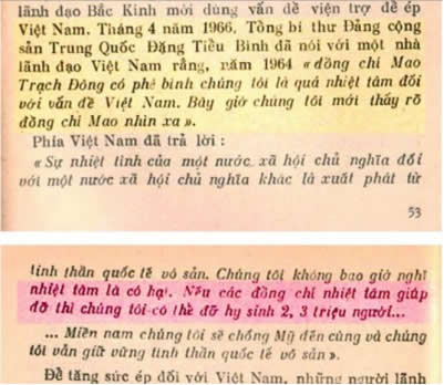 sự thật quan hệ việt trung