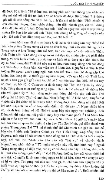 cuộc đời binh nghiệp, lê đức thọ