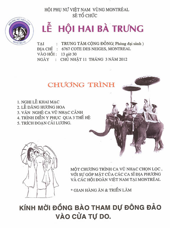 lễ hội hai bà trưng 2012