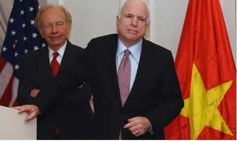 john mccain, joseph lieberman