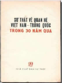 sự thật quan hệ việt trung trong 30 năm qua