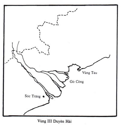 bản đồ quân sự vùng  3 duyên hải
