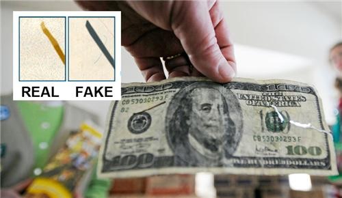dollars real, dollars fake
