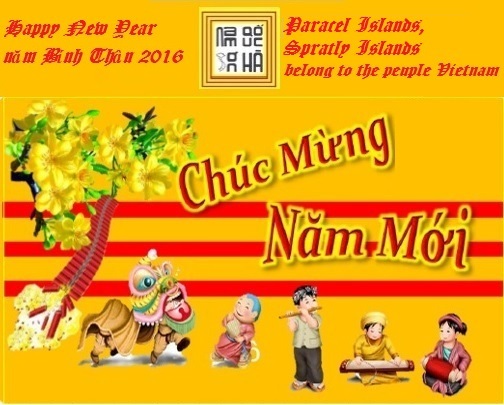 Vietnamese Lunar New Year of the yellow monkeys,Tết nguyên đán bính thân 2016