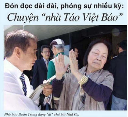 đoàn trọng, nhã ca, việt báo