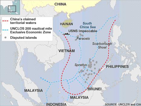 bản đồ biển Đông