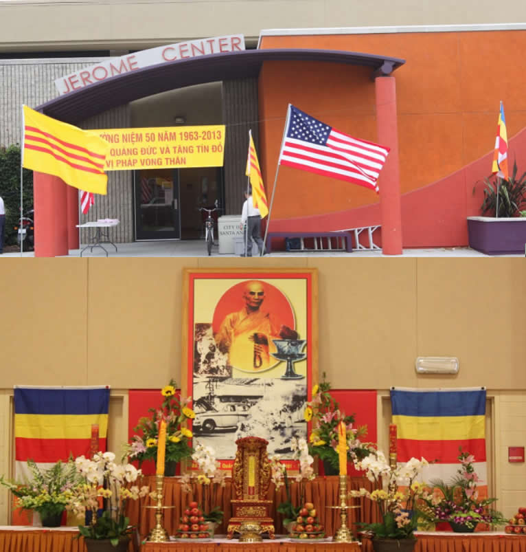 lễ cầu siêu cho thích quảng đức ở jerome center, santa ana 23062013 USA, Hoa kỳ